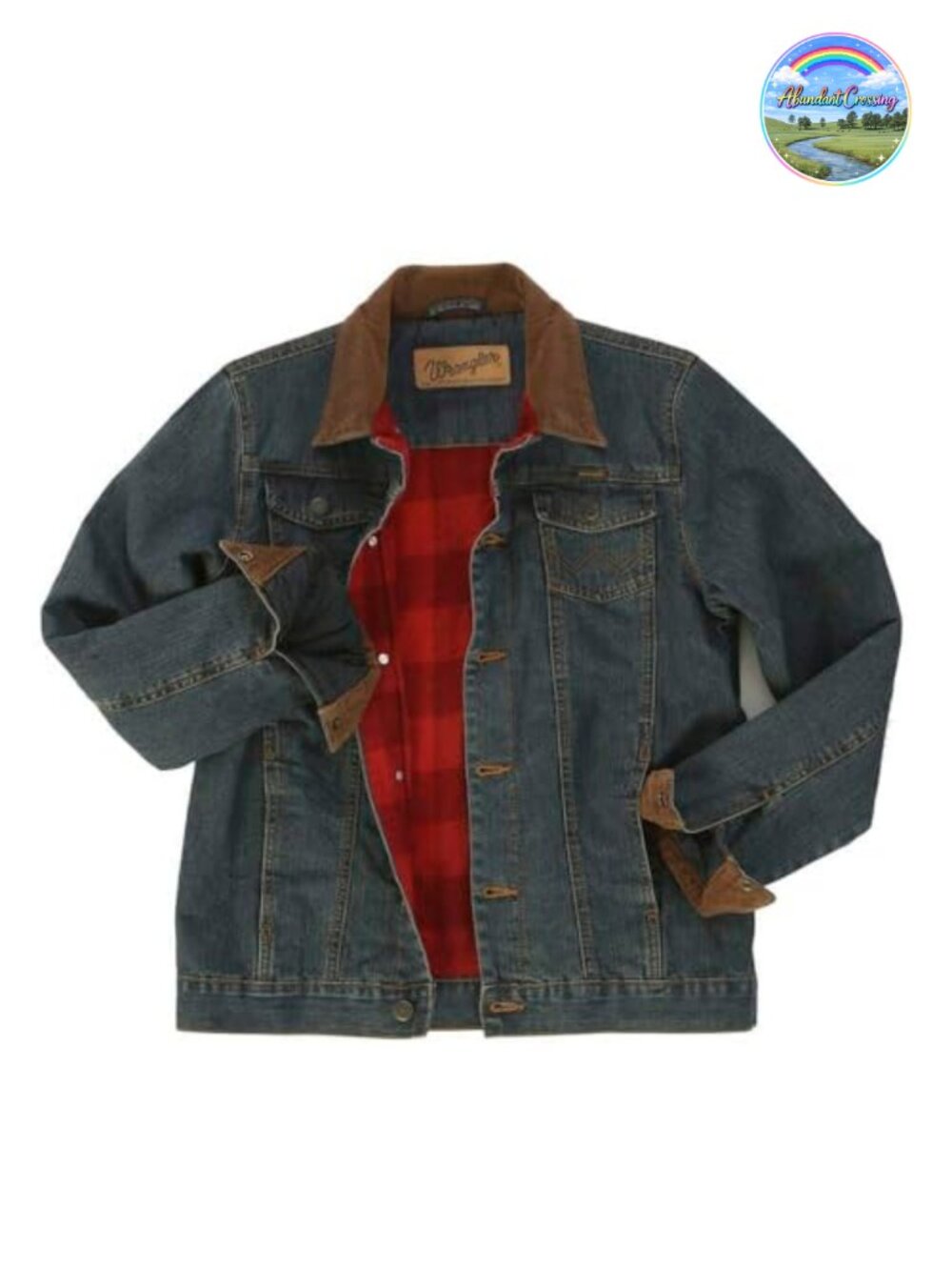 Boys Wrangler Western Lined Jacket Cotton Sherpa Blanket Lined Corduroy Collar